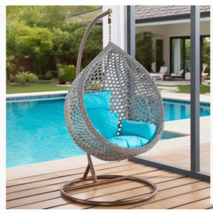 Bird's Nest for Outdoor Courtyard Balcony Leisure Internet Celebrity Favorite Modern Nordic Single Person Wood Hanging Chair