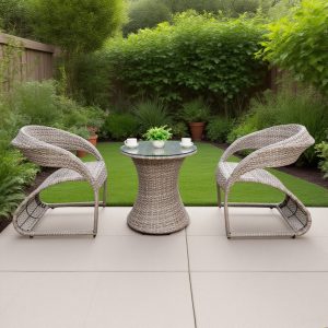 Table Three Chairs Durable for Home Balcony Open-Air Garden Courtyard Modern Outdoor Furniture Chair Tables Set